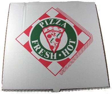 10&quot; PLAIN WHIE PIZZA BOX, 50C