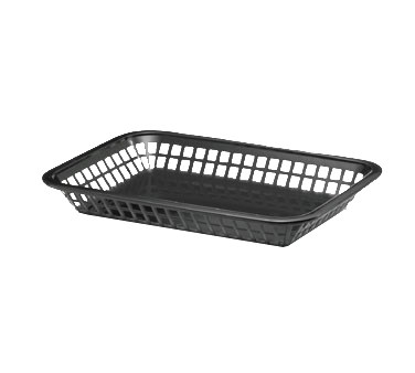 TABLECRAFT 10-3/4&quot; x 7-3/4&quot; x 1-1/2&quot; GRANDE BASKET, BLACK