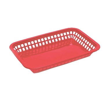 TABLECRAFT 10-3/4&quot; x 7-3/4&quot; x
1-1/2&quot; GRANDE BASKET, RED