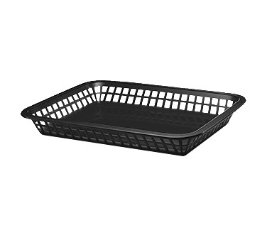 TABLECRAFT 11-3/4&quot; x 8-1/2&quot; x
1-1/2&quot; MAS GRANDE RECTANGULAR
BASKET, BLACK