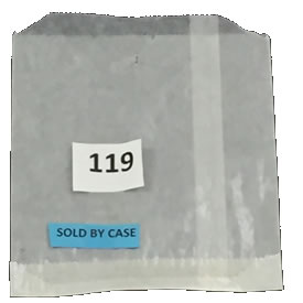 5435 BROWN 5-1/2&quot; x 5-3/4&quot; GLASSINE BAG, 1000/CS