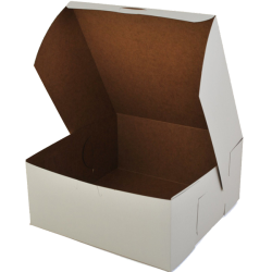 R3 BAKERY BOX 9x9x4,WHITE 200/CS