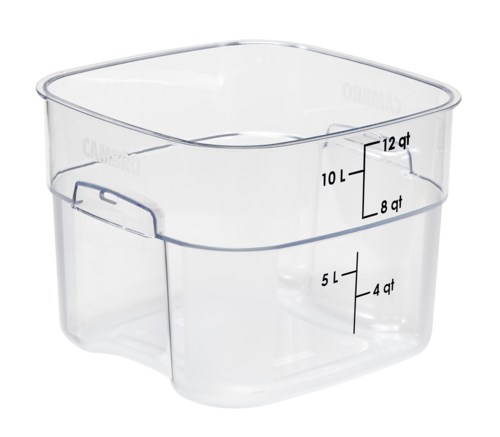 CAMBRO FRESHPRO 12 QT SQUARE STORAGE, CLEAR