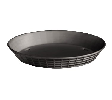 TABLECRAFT 10-1/2&quot; ROUND PLATTER, BLACK