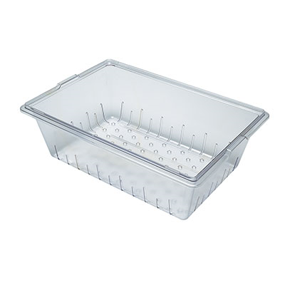 CAMBRO COLANDER 18&quot; X 26&quot; X  8&quot;, CLEAR