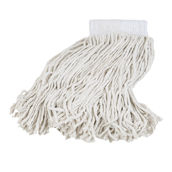 CARLISLE 5&quot; WIDE BAND MOP HEAD, 16OZ, COTTON, CUT ENDS