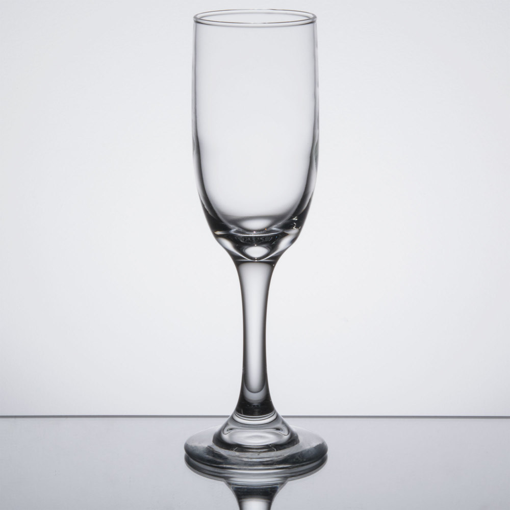 LIBBEY 6 OZ FLUTE GLASS, 1 DZ