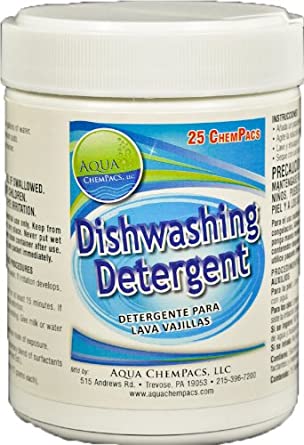5165 CHEM PACS DISHWASHING DETERGENT, 40 PER TUB