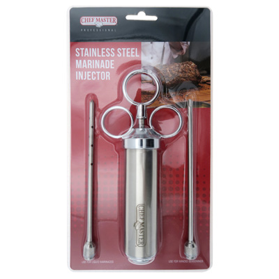 CHEF MASTER STAINLESS STEEL  MARINADE INJECTOR