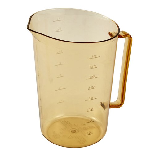 CAMBRO HIGH HEAT MEASURING 
CUP, 4 QT