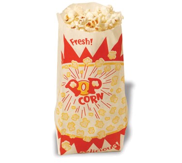 1.5 OZ POPCORN BAGS, 1000/CASE