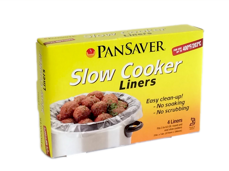 SLOW COOKER LINERS, 23&quot; X 14&quot;, 4/PK