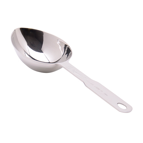 VOLLRATH MEASURING SCOOP,
1/2 CUP, S/S