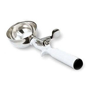 6337 VOLLRATH #6 DISHER 5-1/3
OZ, WHITE