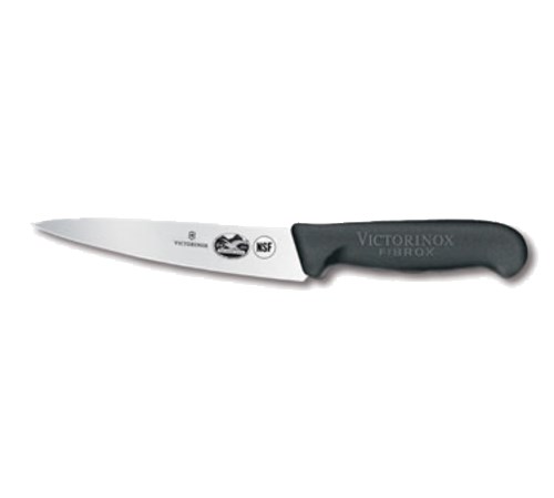 VICTORINOX 5&quot; MINI CHEF KNIFE, BLACK