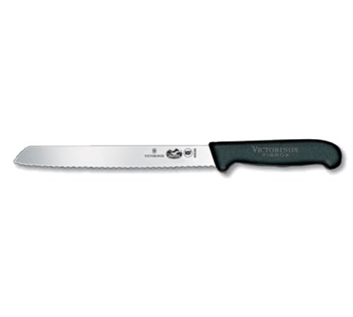 VICTORINOX 8&quot; BREAD KNIFE,
BLACK