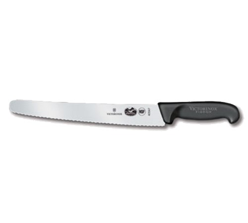 VICTORINOX 10.25&quot; CAKE KNIFE, BLACK