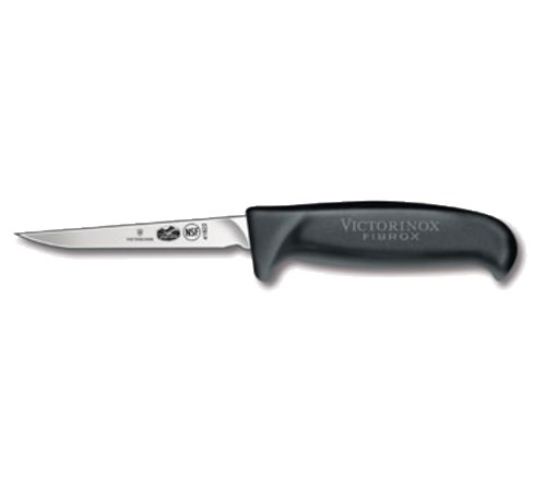 VICTORINOX 4&quot; BONING KNIFE, BLACK