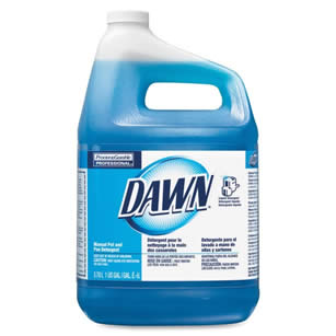 R3 DAWN ORIGINAL POT AND  PAN DETERGENT, BLUE, 4/1GAL/CS