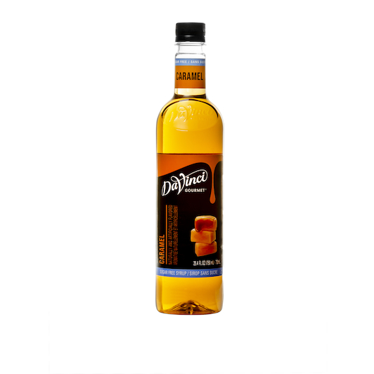 DAVINCI S/F CARAMEL SYRUP, 750 
MILLILITERS