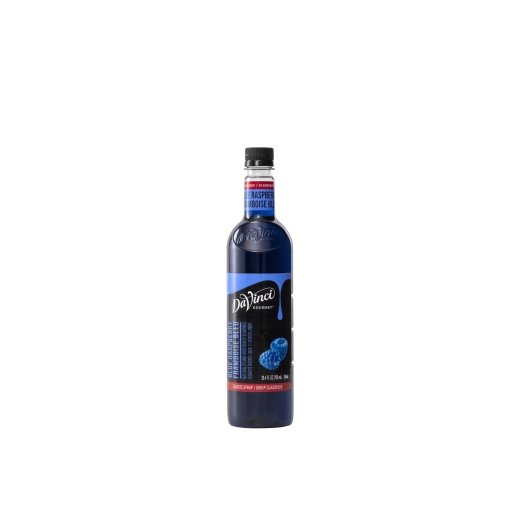 DAVINCI BLUE RASPBERRY 
SYRUP, 750 MILLILITERS