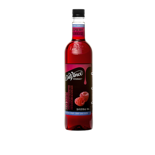 DAVINCI S/F RASPBERRY SYRUP, 
750 MILLILITERS