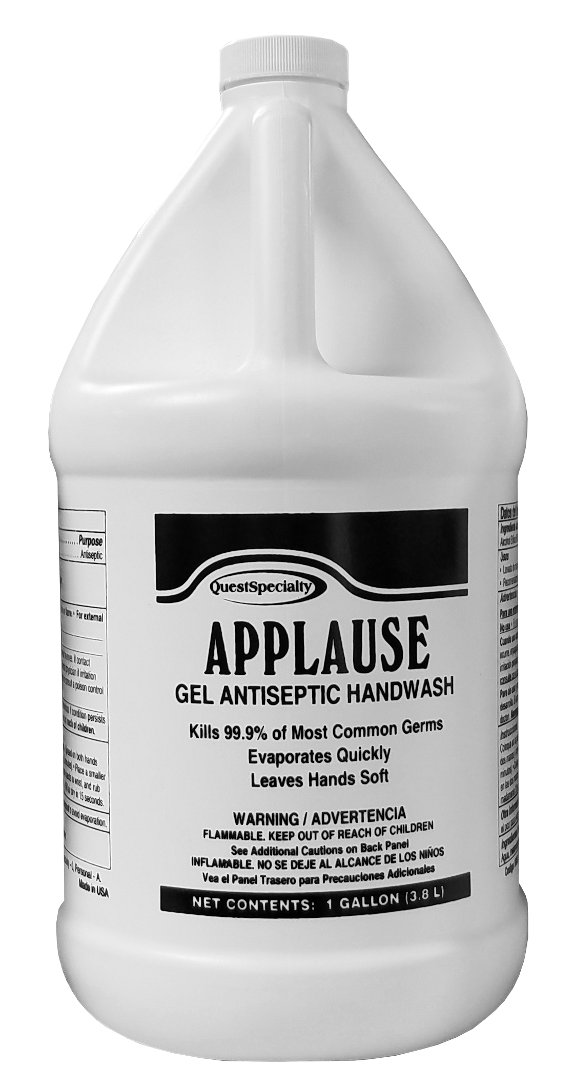 APPLAUSE GEL HAND  SANITIZER, 4/1 GAL, CS