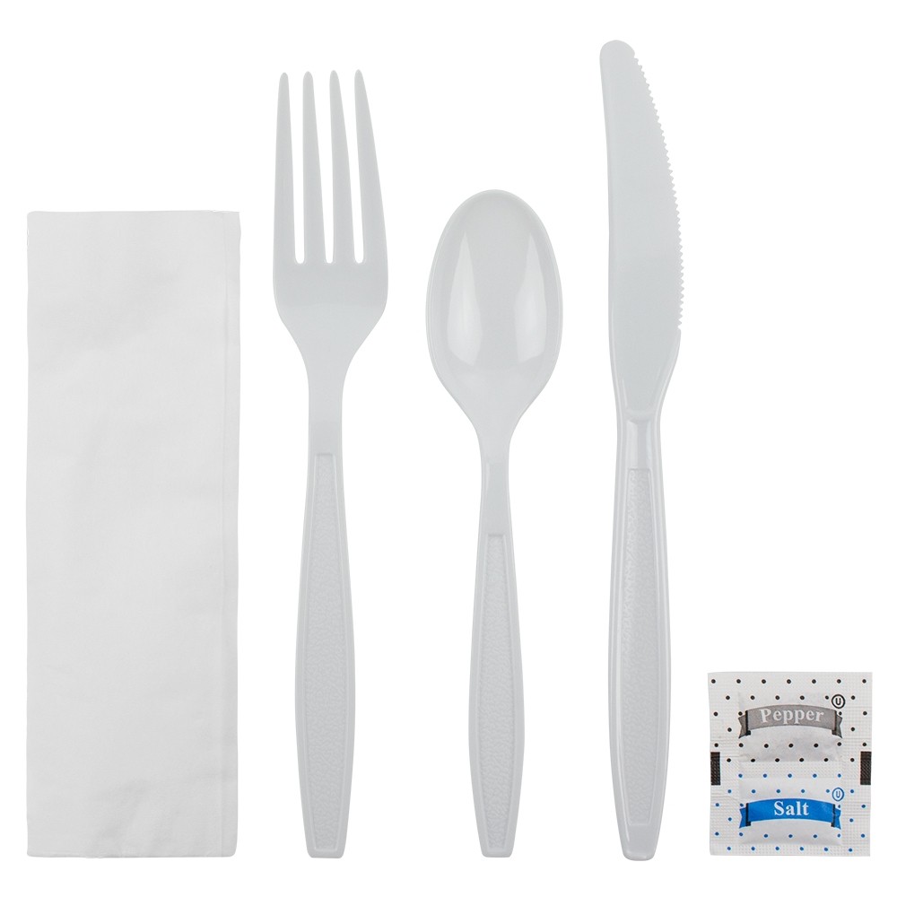 HW CUTLERY KIT (F, K, TS, S&amp;P,  NAPKIN), 250/CS