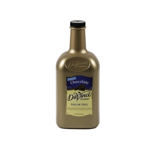 DAVINCI S/F CHOCOLATE SAUCE  TOPPING, 1/2 GALLON