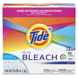 5245 TIDE W/BLEACH POWDERED 2/129oz CONTAINERS, COLOR SAFE