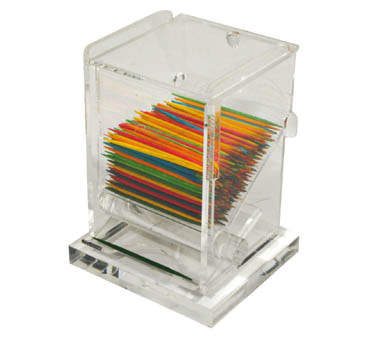 WINCO 3&quot; x 2-1/2&quot; x 4&quot;
TOOTHPICK DISPENSER, CLEAR