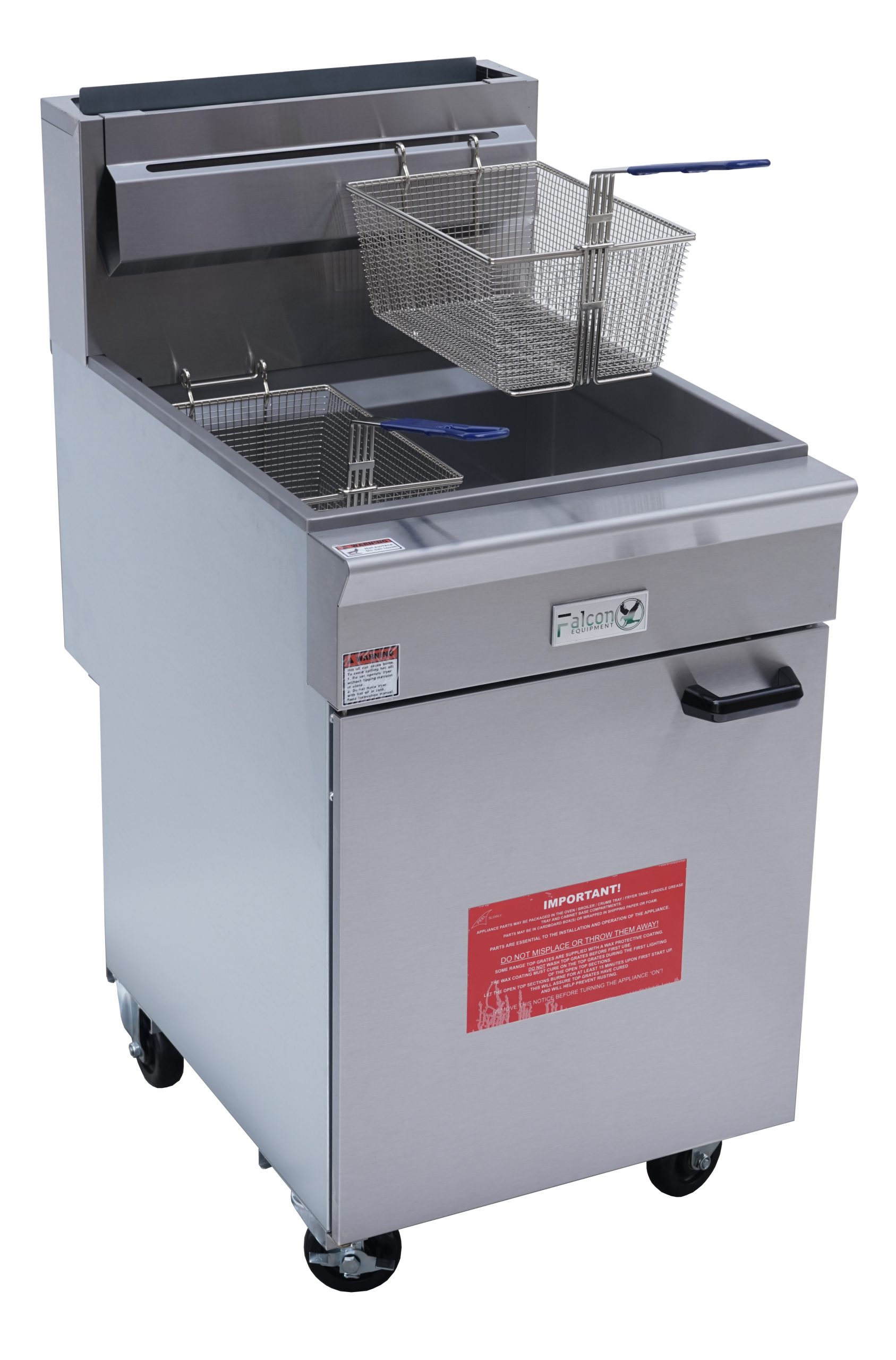 FALCON 40 LB GAS FRYER,  NATURAL