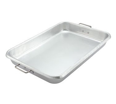 WINCO 17-3/4&quot; x 25-3/4&quot; X 3-1/2&quot;D BAKE / ROAST PAN WITH