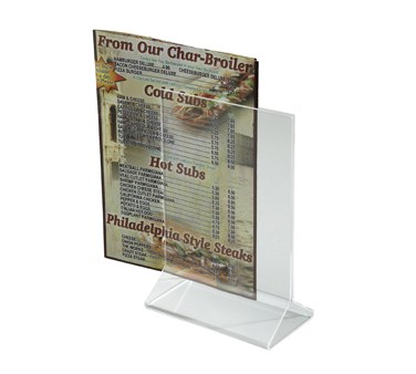 WINCO 4&quot; x 6&quot; ACRYLIC CARD
HOLDER