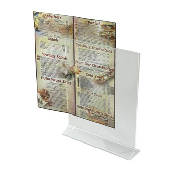 WINCO 8&quot; X 11&quot; ACRYLIC CARD  HOLDER