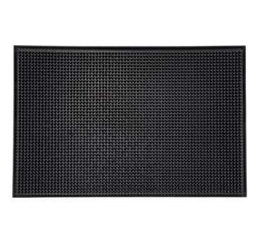 WINCO 18&quot; X 12&quot; SERVICE MAT,
BLACK