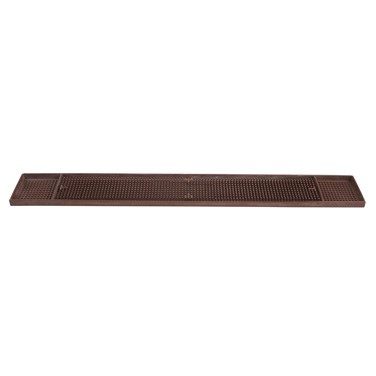 WINCO 27&quot; X 3-1/4&quot; BAR MAT,
BROWN