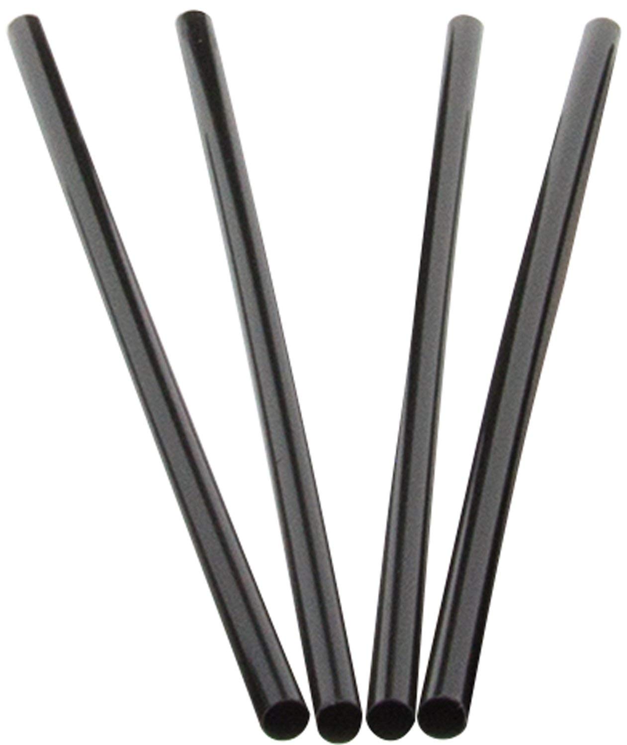 R3 BAR-PAK 7.75&quot; JUMBO STRAW,BLACK, 2500/CS