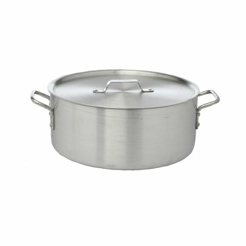 LIBERTYWARE 15 QUART ALUMINUM BRAZIER WITH COVER, 4.0MM