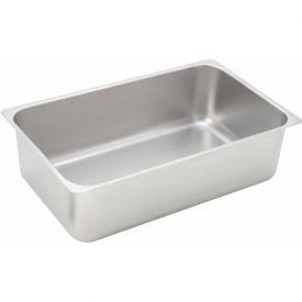 WINCO 6&quot; SPILLAGE PAN, FLAT EDGE