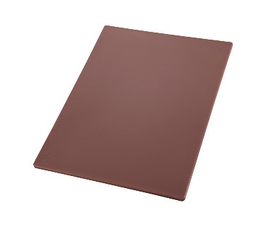 WINCO 12&quot; X 18&quot; CUTTING BOARD, BROWN