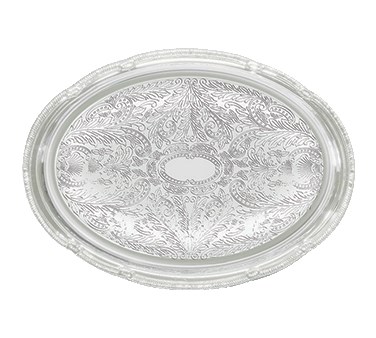 WINCO 18-3/4&quot; X 13&quot; CHROME
SERVING TRAY