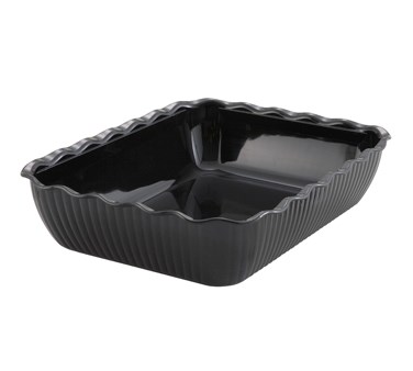 WINCO 13&quot; X 10&quot; X 3&quot; DELI CROCK, BLACK