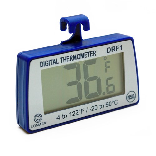 COMARK DIGITAL REFRIGERATOR
FREEZER THERMOMETER, -22 TO
122