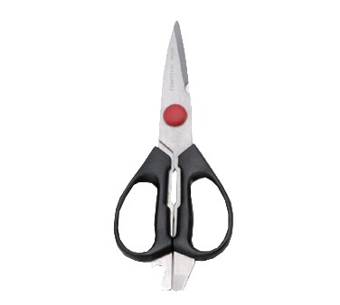 TABLECRAFT FIRM GRIP KITCHEN SHEARS, BLACK