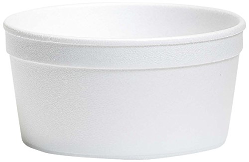 WINCUP 8OZ FOAM SQUAT  CONTAINER 500/CS, 20 SL 25