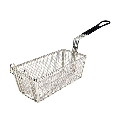 WINCO FRY BASKET 11&quot; X 5.5&quot; X 4.25&quot;, BLACK