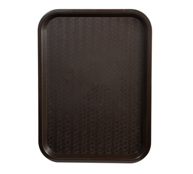 WINCO 10&quot; x 14&quot; FAST FOOD
TRAY, BROWN, NSF