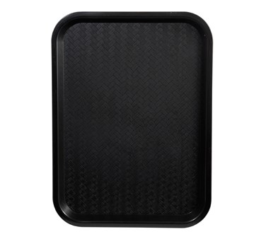 WINCO 10&quot; x 14&quot; FAST FOOD
TRAY, BLACK, NSF