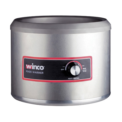 WINCO 11 QT ROUND FOOD WARMER,  ELECTRIC